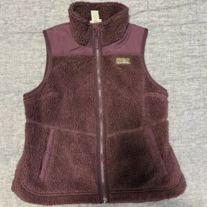 Plush Purple Fleece Vest